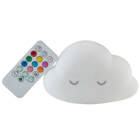 Veilleuse Silicone + télécommande Nuage Blanc  de Nattou