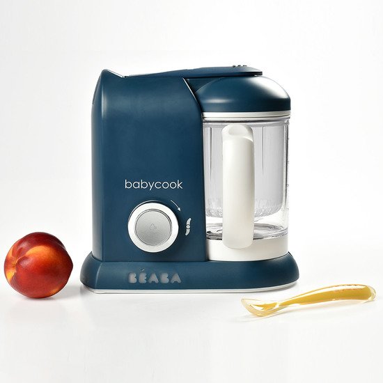 Babycook Solo Navy Edition Limitee De Beaba Cuiseurs Aubert