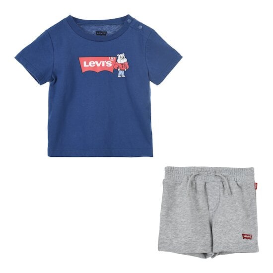 Ensemble Mascot Batwing Bleu 12 mois de Levi's Kids