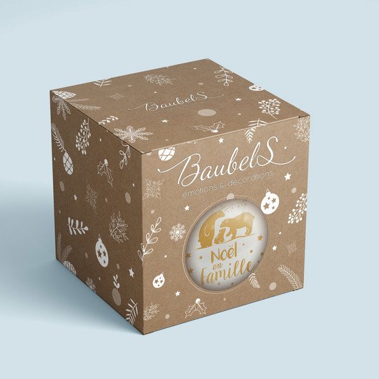 Boule de Noël Mon 1er Noël  de Baubels