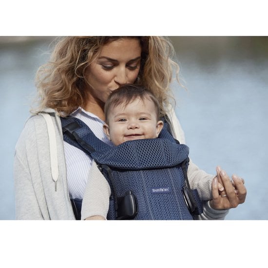 Porte Bebe One Air Bleu Marine Mesh 3d De Babybjorn Porte Bebe Ventral Aubert