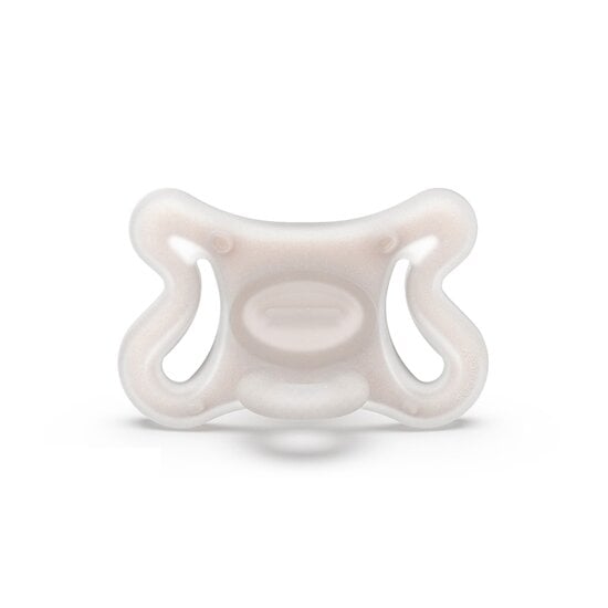 Sucette Zero.Zero Symétrique Silicone Blanc 0-6 mois de Suavinex