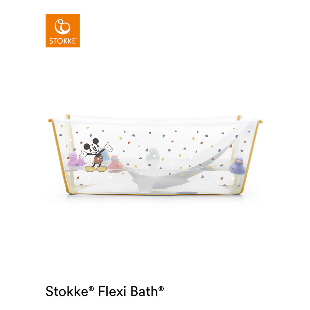 Baignoire Flexi Bath™ bouchon thermique Blanc/aqua de Stokke