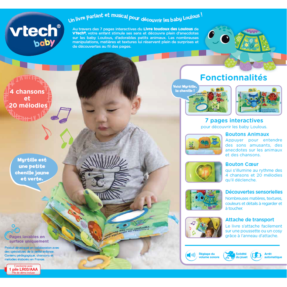 Vtech - Livre interactif des premières chansons