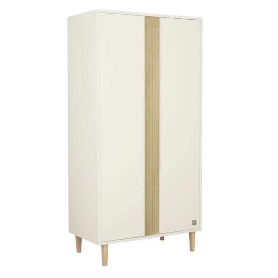 Paloma Armoire 2 portes Blanc neige  de Sauthon Baby's Sweet Home