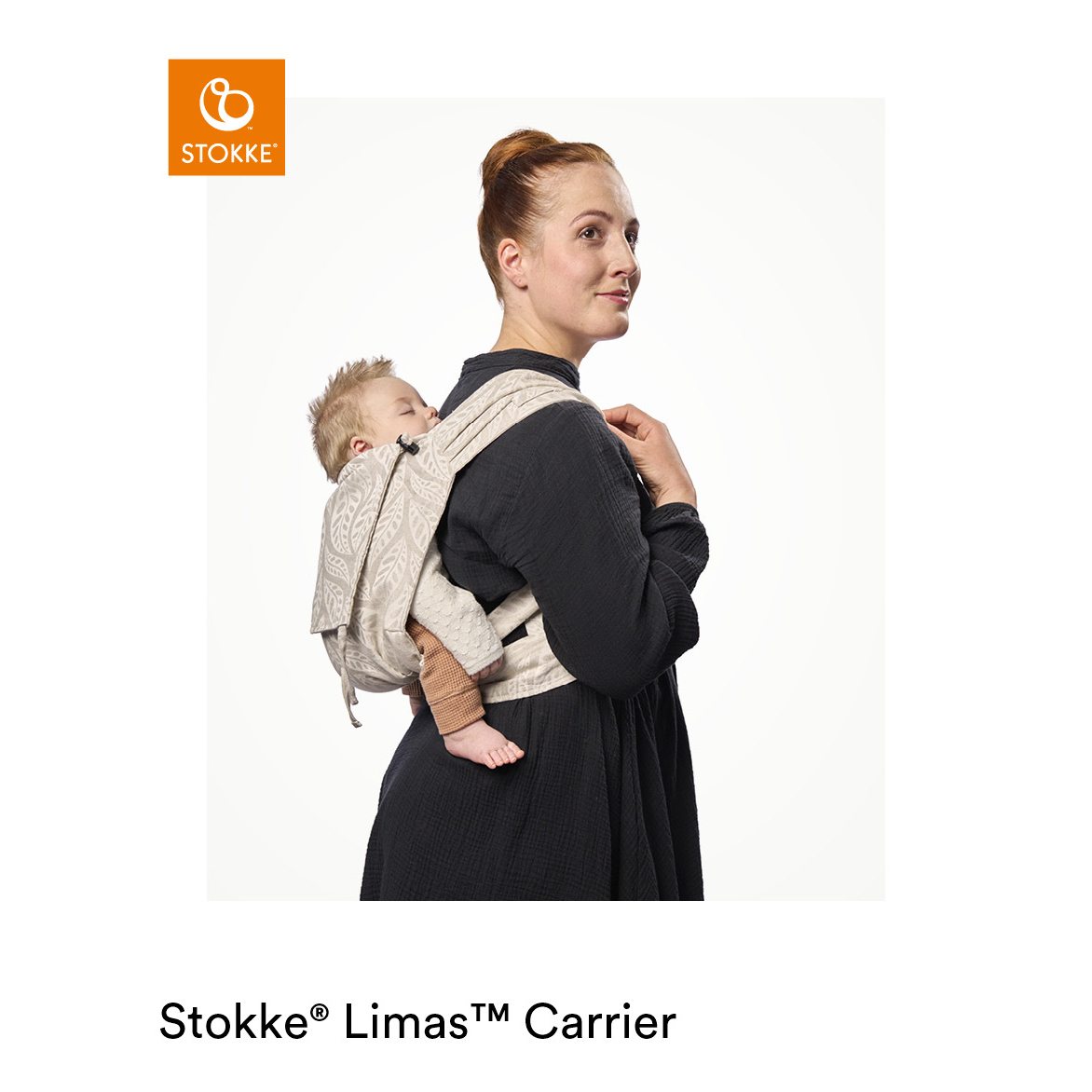 Porte-bébé Limas™ Carrier Plus OCS Gris mélangé de Stokke®, Porte-bébé  ventral : Aubert