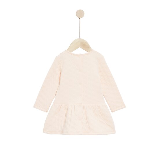 Mon écureuil chou Robe manches longues en molleton Pink Calin  de Marèse