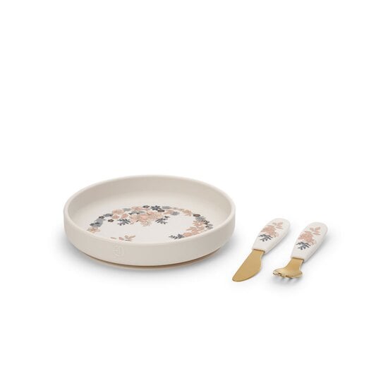 Set repas en silicone Blue Garden  de Elodie Details