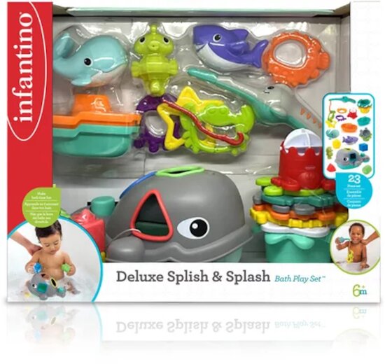 Mega Set de jeu de bain Deluxe Splish & Splash de Infantino
