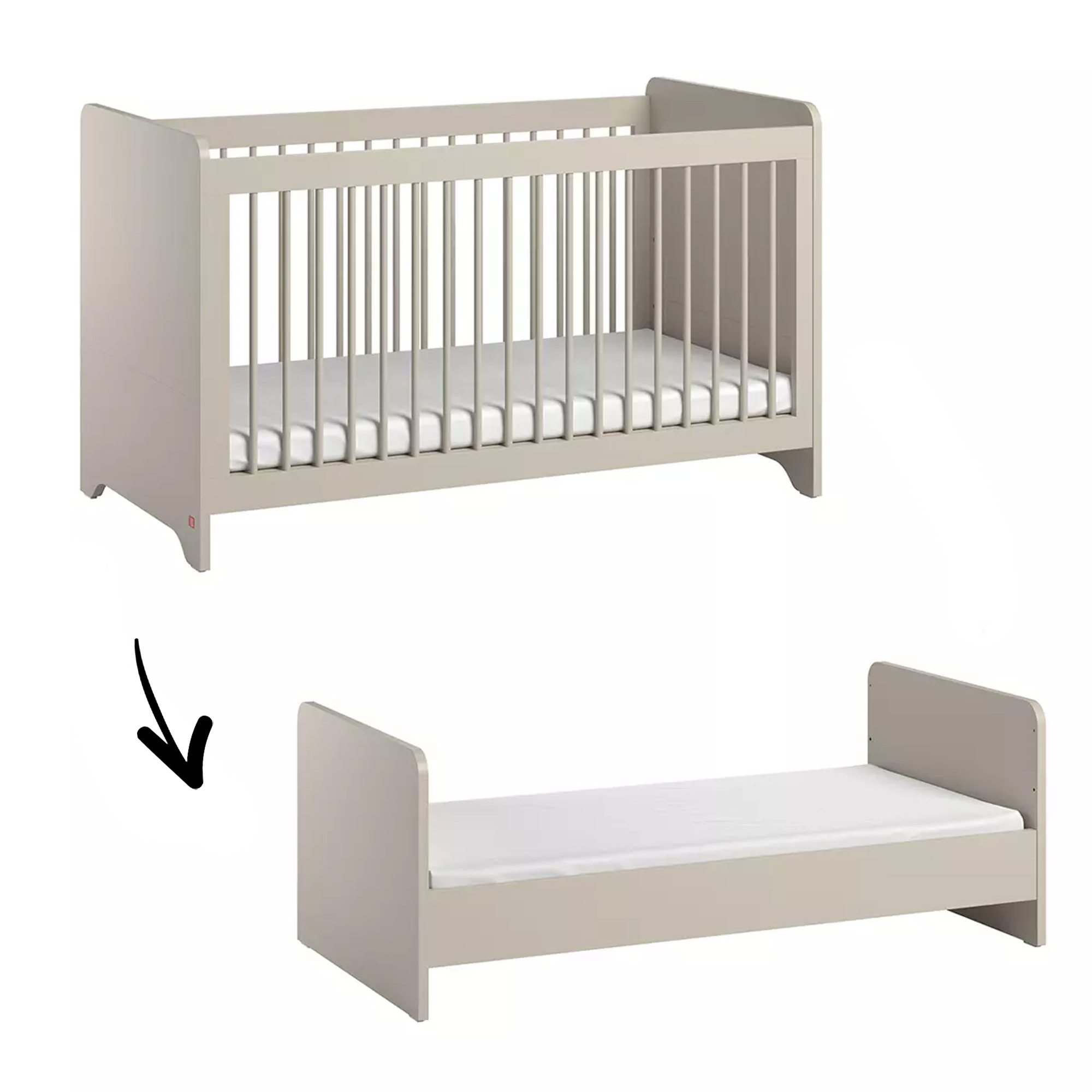 Mamas and papas rocco hotsell cot bed