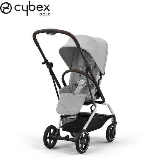 Poussette Eezy S Twist +2  Châssis Silver - Fog Grey  de CYBEX