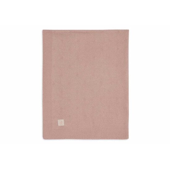 Couverture Berceau Cosy Knit Wild Rose 75 x 100 cm de Jollein