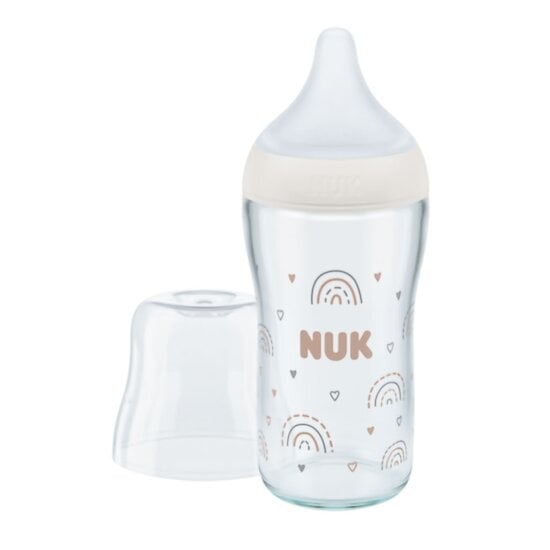 Biberon en verre Perfect Match avec tétine silicone  230 ml de Nuk