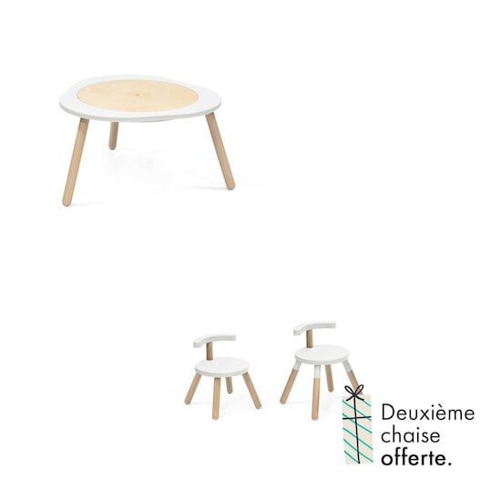 Offre Stokke : deuxième chaise OFFERTE pour l'achat d'une table et d'une chaise Mutable   de Stokke®