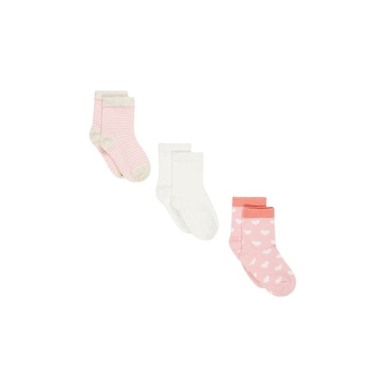 Lot de 3 paires de chaussettes Rose 23/24 de P'tit bisou