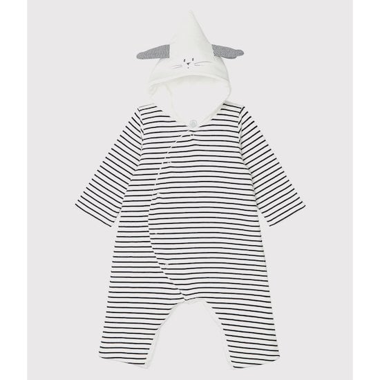 Combinaison Longue Capuche Marshmallow Smoking De Petit Bateau Combilongue Garcon Aubert