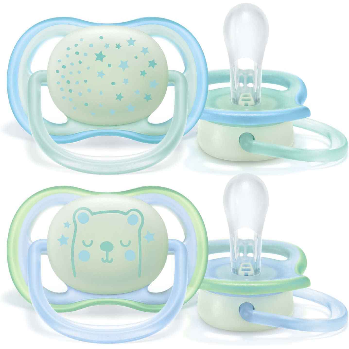 Sucette tétine 0-6 mois Philips Avent fluorescente - Philips AVENT | Beebs