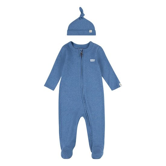 Ensemble Combinaison + Bonnet Bleu marine 9 mois de Levi's Kids