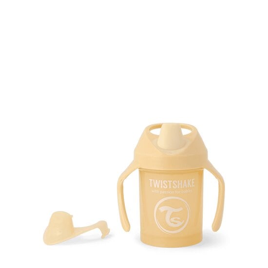 Tasse d'apprentissage Mini Cup Caramel beige 230 ml de Twistshake