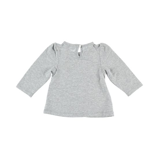 T-shirt sequins collection Bord de mer Fille Gris  de Noukies