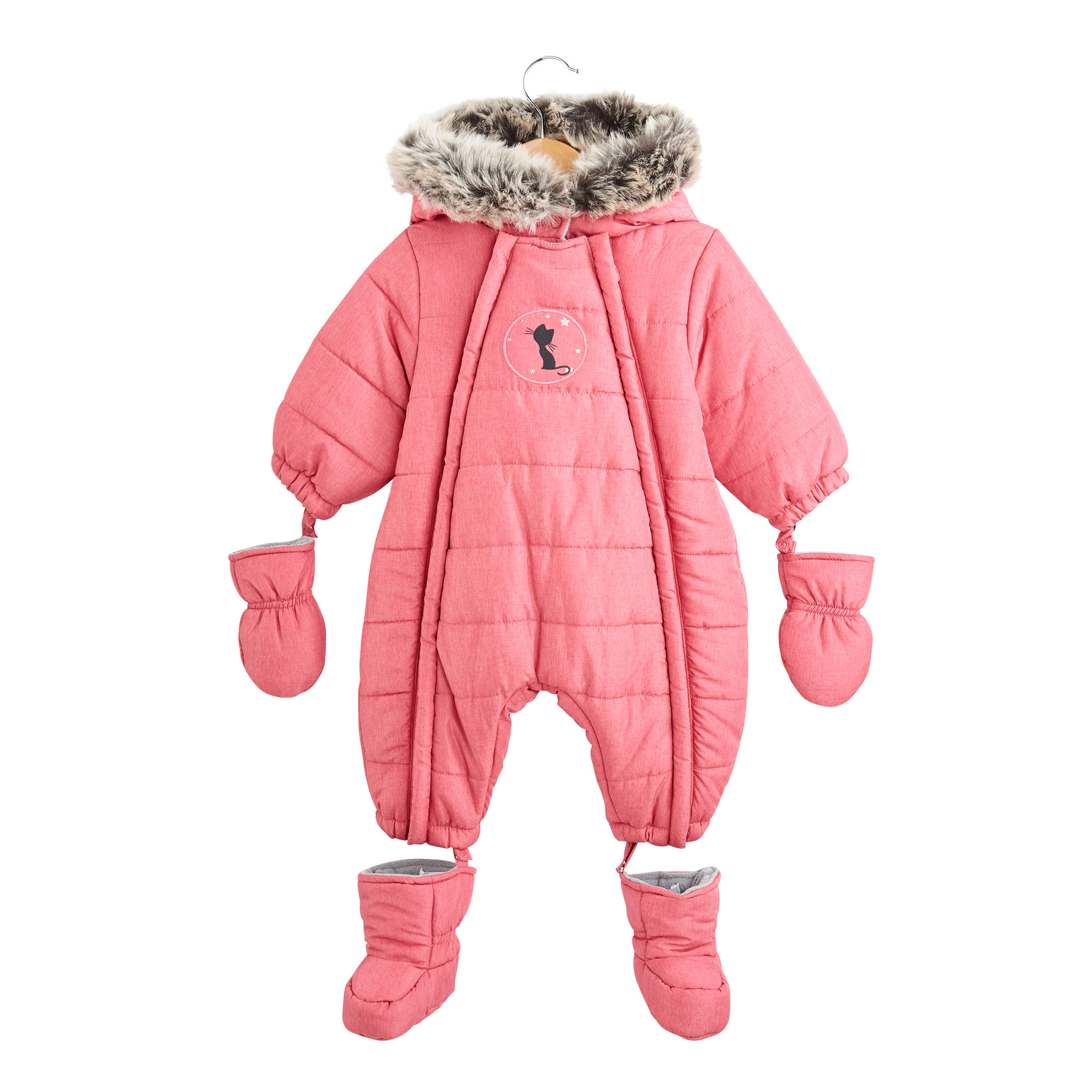 Combi Pilote Fille Collection Portobello Rose Neon De Marese Vestes Manteaux Fille Aubert