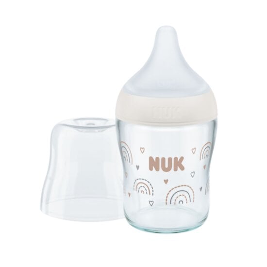 Biberon en verre Perfect Match avec tétine silicone  120 ml de Nuk