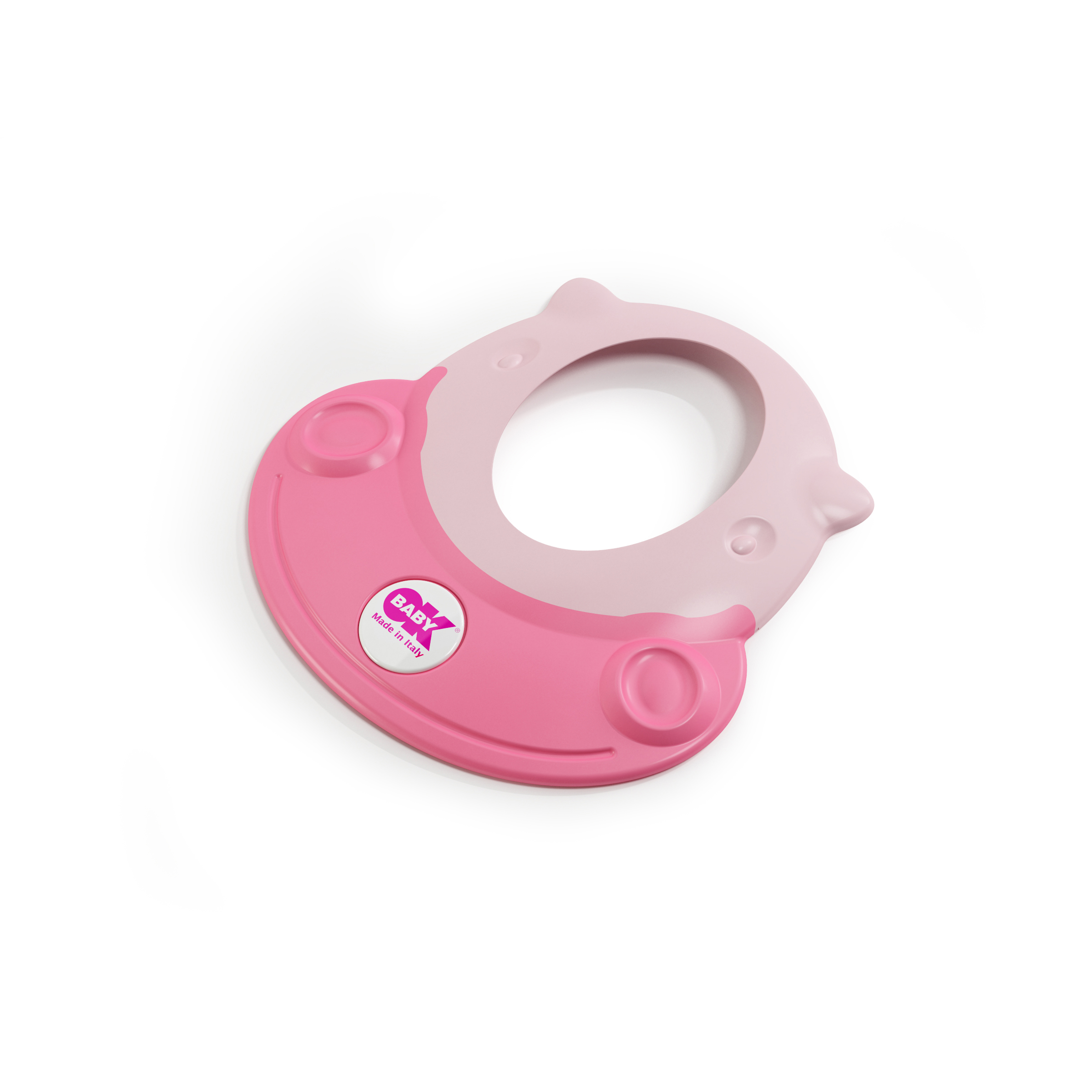 Visiere De Bain Hippo Rose Vif De Ok Baby Accessoires De Bain Aubert