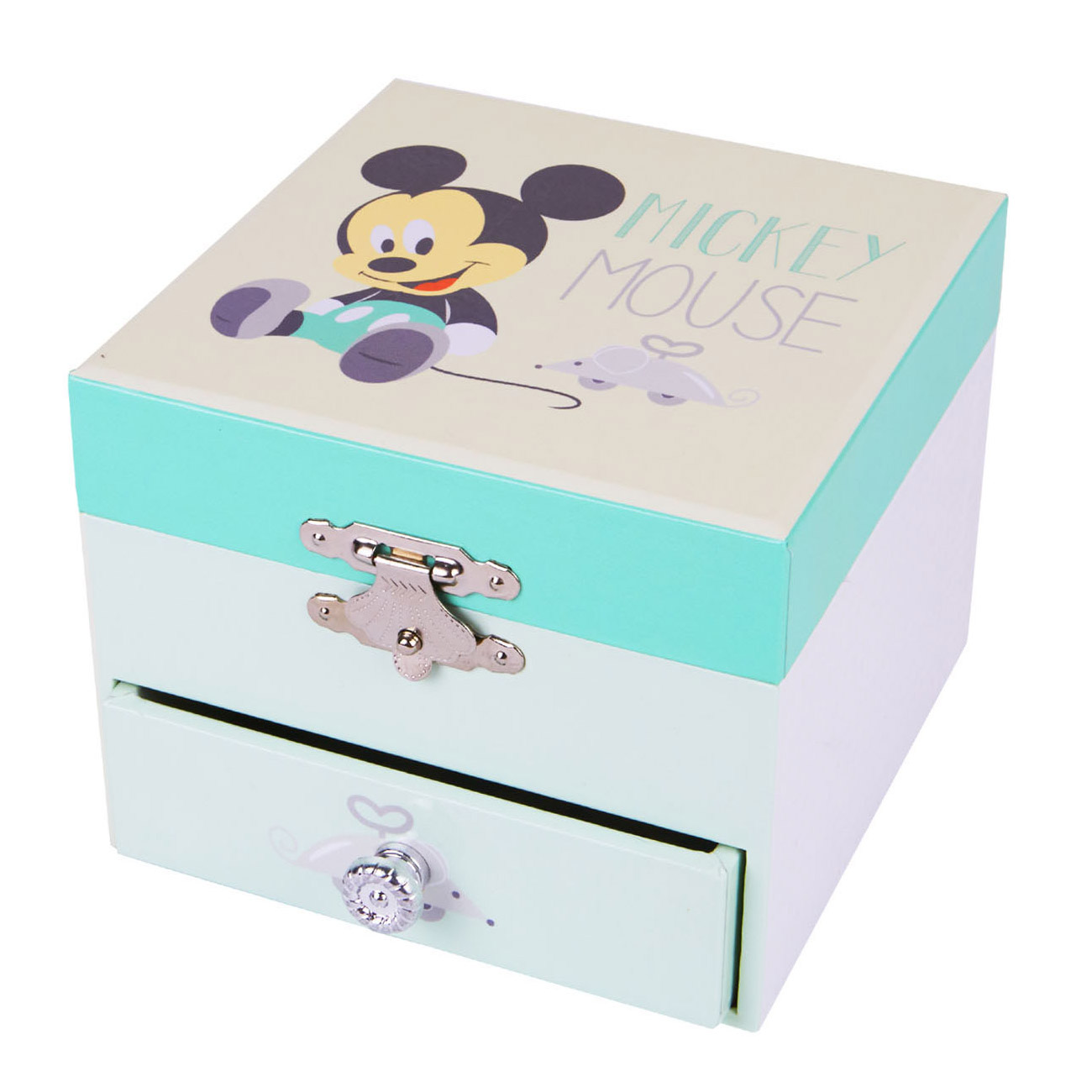 Coffret Musique Cube Mickey De Trousselier Boites A Musique Aubert