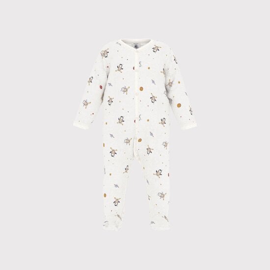 Pyjama en velours imprimé Marshmallow  de Petit Bateau