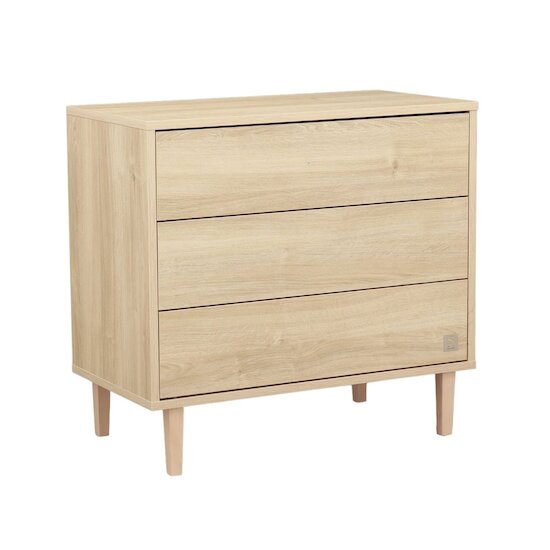 Paloma Commode 3 tiroirs Bois chêne sépia  de Sauthon Baby's Sweet Home