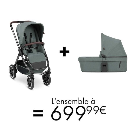 Offre ABC Design : Poussette Samba + Nacelle Samba = 699,99€   