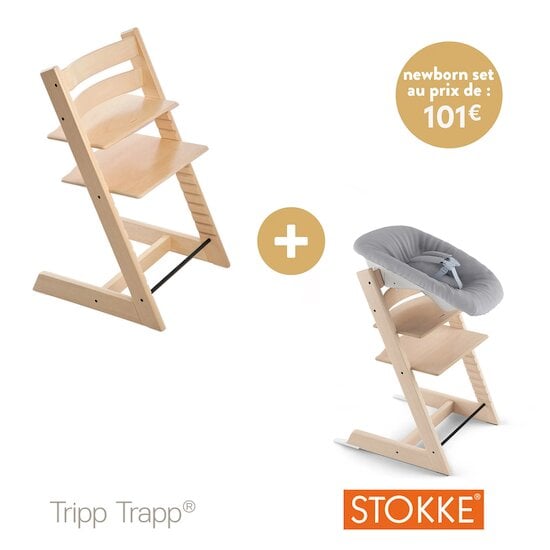 Transat Newborn chaise haute Tripp Trapp Stokke - BamBinou