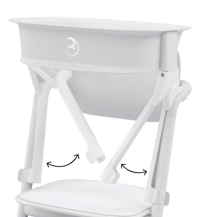 Chaise haute Lemo 4-en-1 Sand White de CYBEX, Chaises hautes évolutives :  Aubert