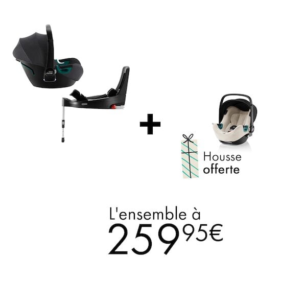 Offre Britax : coque Baby Safe iSENSE avec base FLEX + housse OFFERTE = 259,95€   de Britax