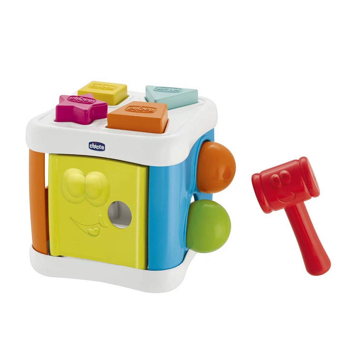 Cube à Formes 2 En 1 De Chicco, Jeux De Formes : Aubert