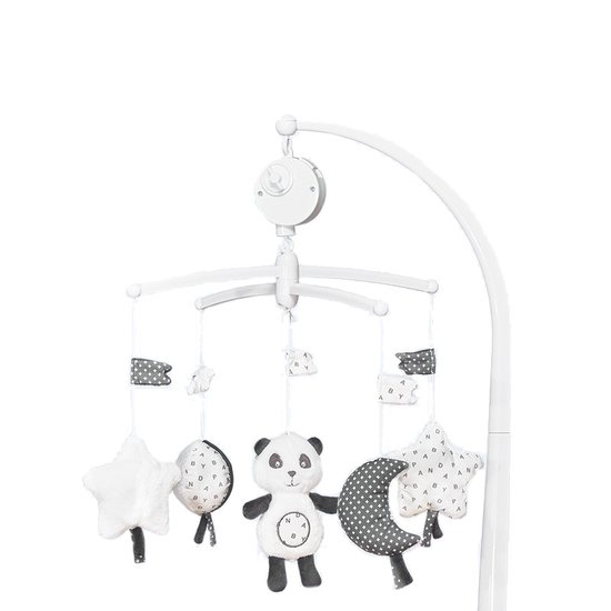 Chao Chao Mobile Musical Panda De Sauthon Baby Deco Mobiles Aubert