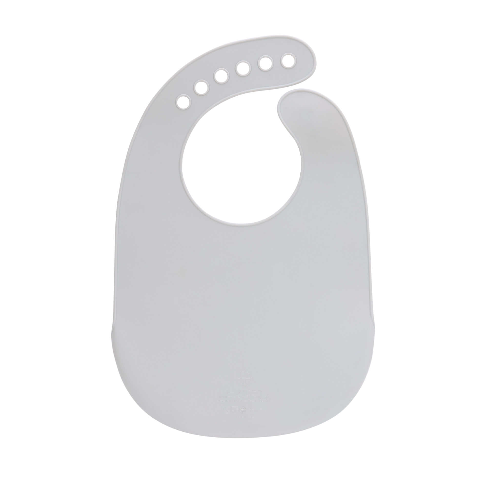 Bavoir silicone Gris de Nattou, Bavoirs : Aubert