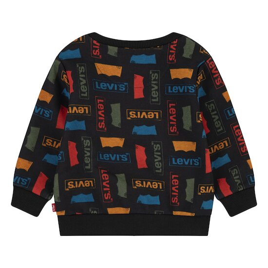 Sweat manches longues Noir  de Levi's Kids