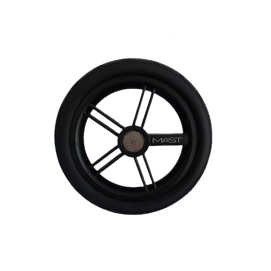 MroMax Lot de 4 roues de poussette moussantes 12 cm 120 x 25 mm (diamètre  de la roue x épaisseur) Noir/jaune : : Auto et Moto