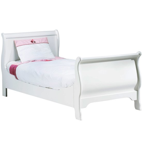 Elodie Little Big Bed 70 x 140 Blanc  de Sauthon Baby's Sweet Home