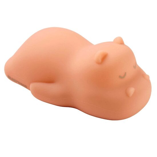 Veilleuse Silicone Hippopotame Rose  de Nattou