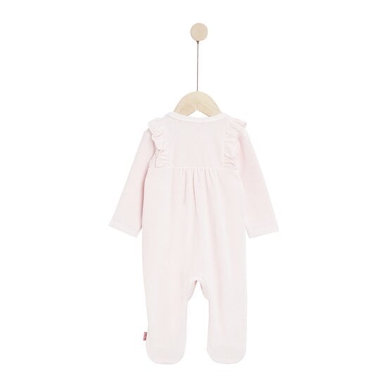 Lovely Capucine Pyjama en velours Pink Aubepine  de P'tit bisou