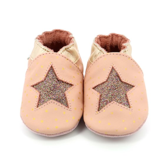 Chaussons Brodes Mamie Rose 0 1 Mois De Trois Kilos Sept Chaussons Fille Aubert