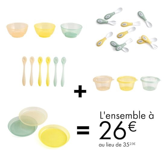 Tommee Tippee Lot de 4 cuillères thermosensibles