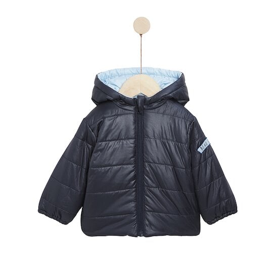 Bleu Château Parka réversible à capuche Blue Montmartre  de Marèse