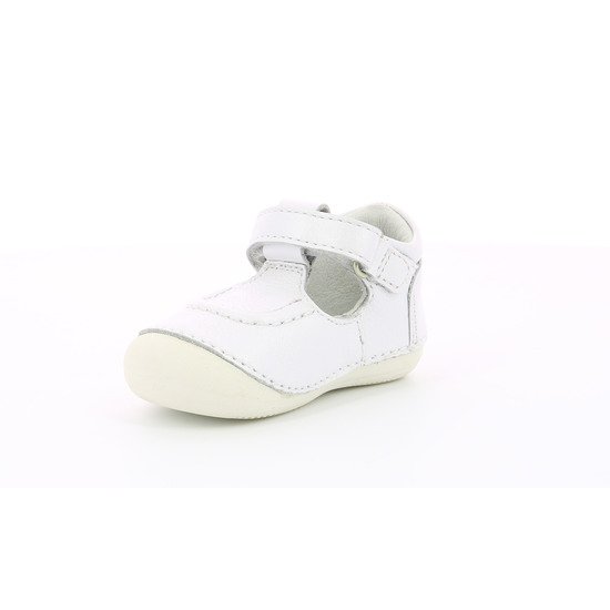 Chaussures Salome Blanc Metallise De Kickers Chaussures Fille Aubert