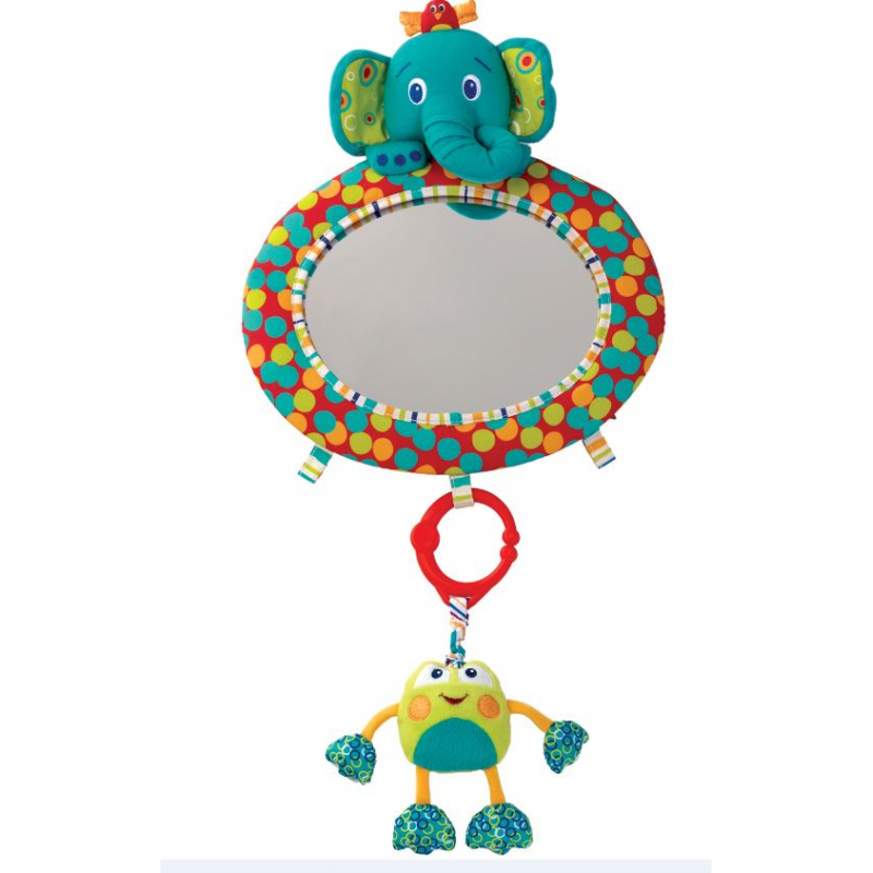 Miroir Auto Elephant Bleu De Bright Starts Autres Jouets D Eveil Aubert