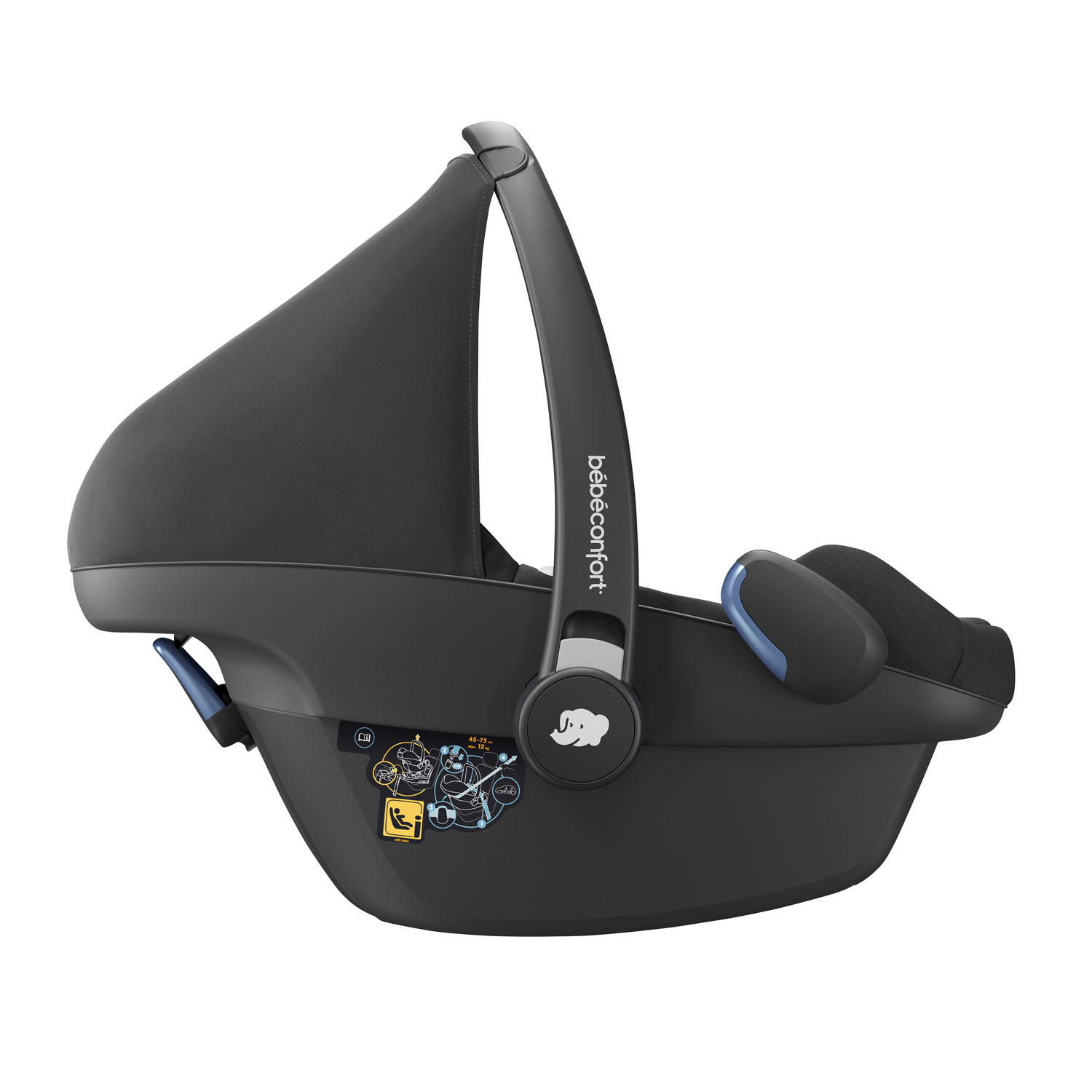 Pebble Pro I Size Essential Black De Bebe Confort Siege Auto Groupe 0 13kg Aubert