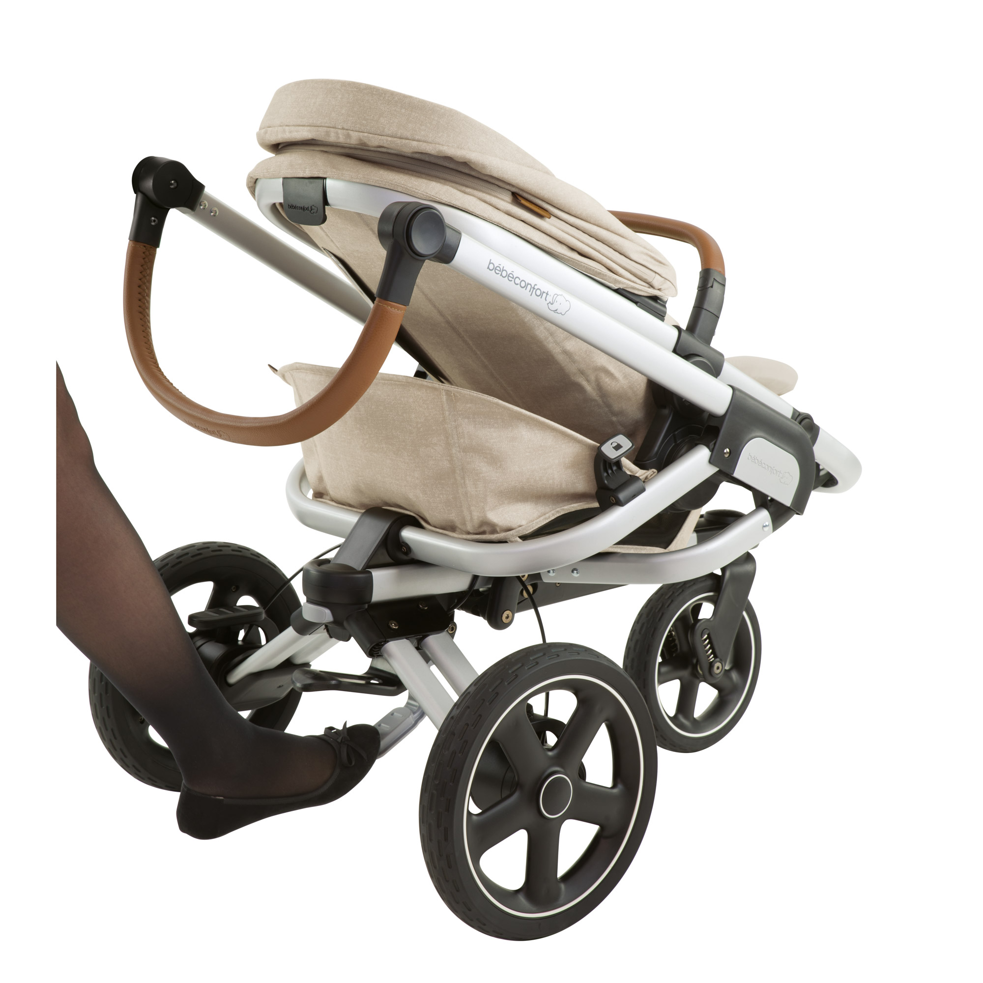 Poussette Nova 3 Roues Sparkling Grey De Bebe Confort Poussettes Polyvalentes Aubert