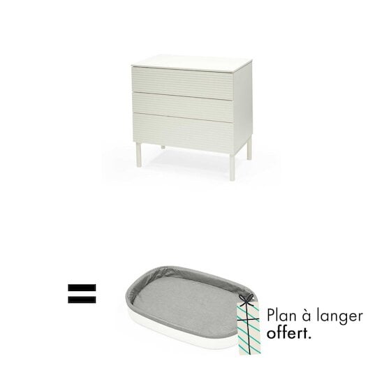 Offre Sleepi : le plan à langer OFFERT pour l'achat d'une commode Sleepi de Stokke !   de Stokke®